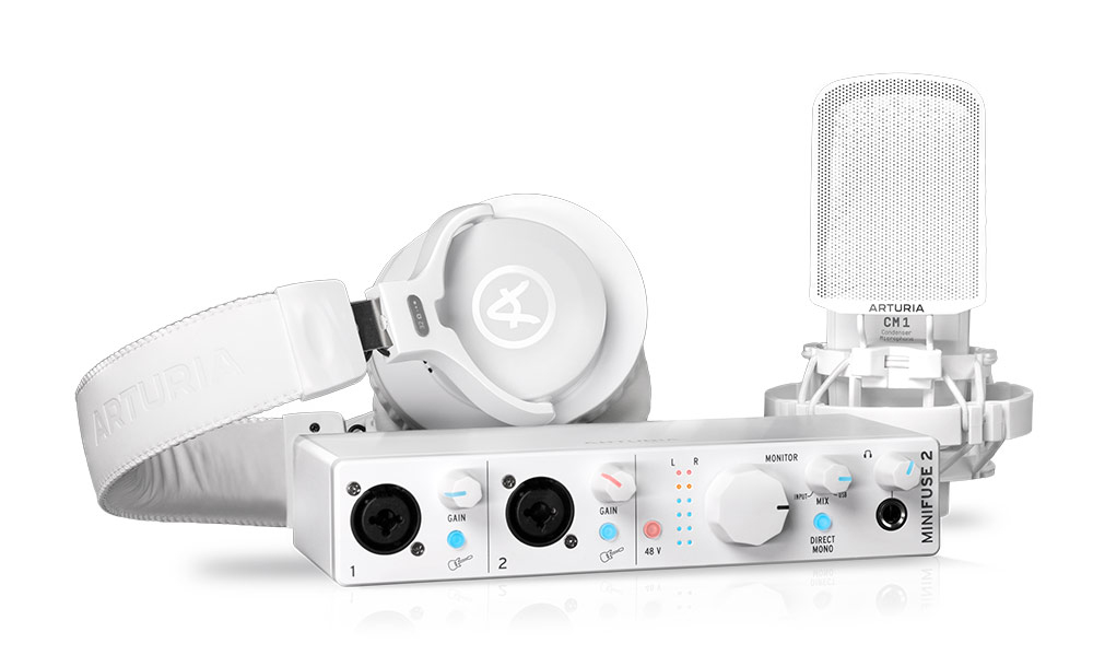 Студийный комплект Arturia MiniFuse Recording Pack White