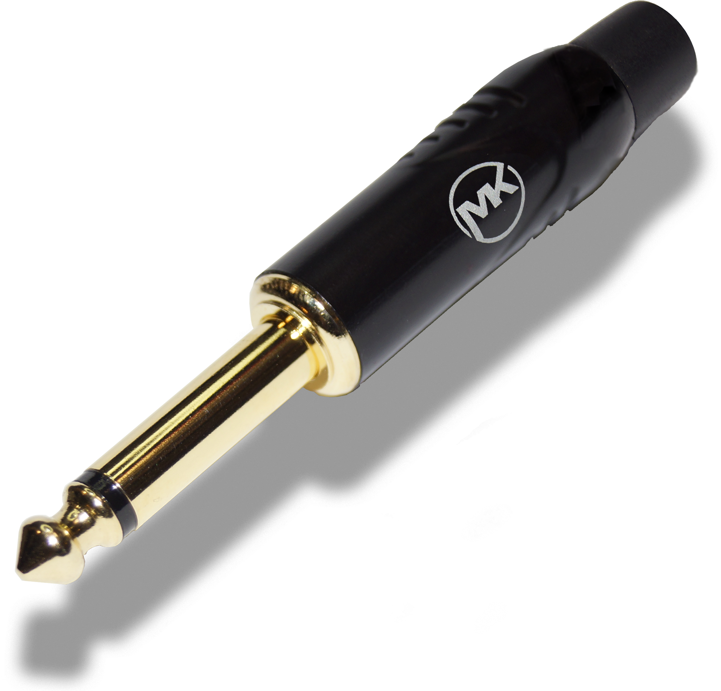 Разъем Jack (mono) MUZKABEL MJ-2G BK