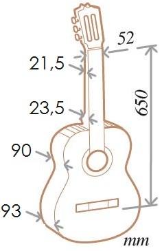 Гитара классическая ALMANSA FLAMENCO 449