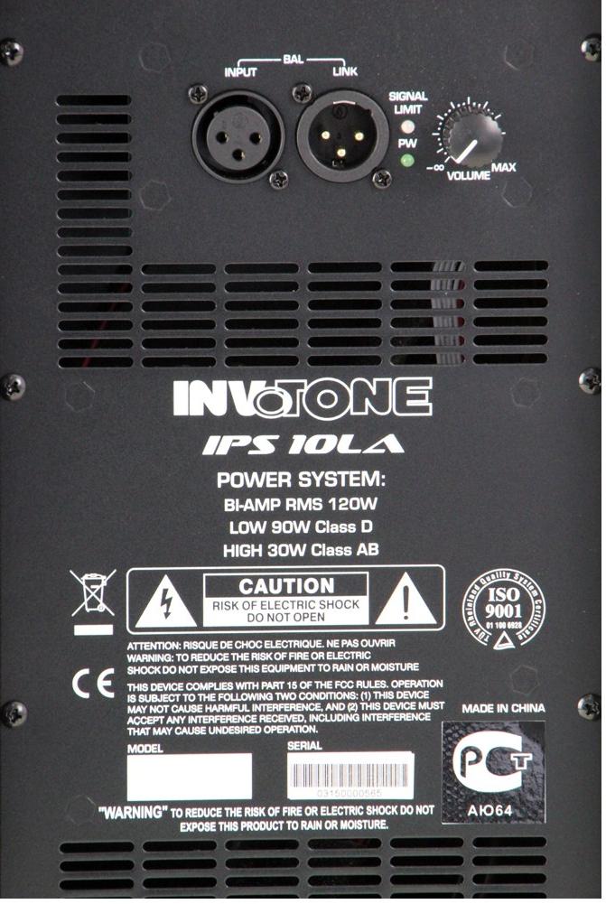 Акустическая система Активная Invotone IPS10LA
