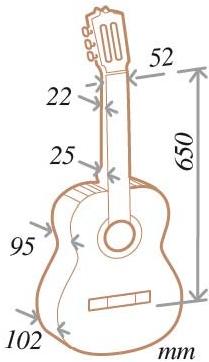 Гитара классическая ALMANSA 434