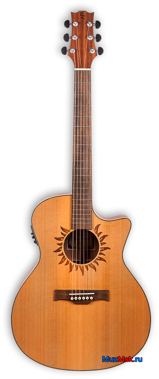Гитара электроакустическая Baton Rouge X1C/ACE sun