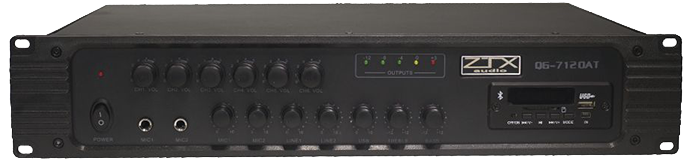 Микшер-Усилитель ZTX audio QG-7120AT
