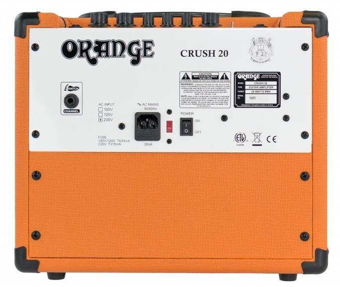 Комбоусилитель для Электрогитары Orange Crush 20