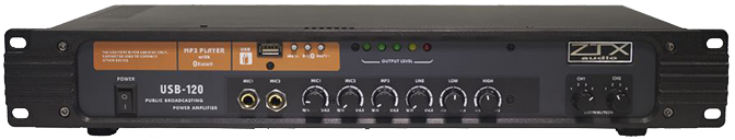 Микшер-Усилитель ZTX audio USB-120