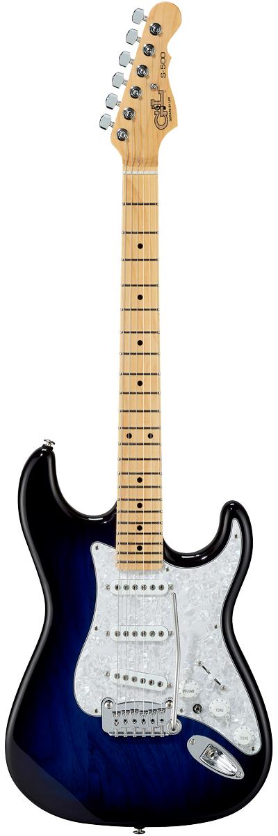 Электрогитара G&L Tribute S-500 Blueburst MP