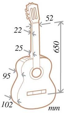 Гитара классическая ALMANSA 400