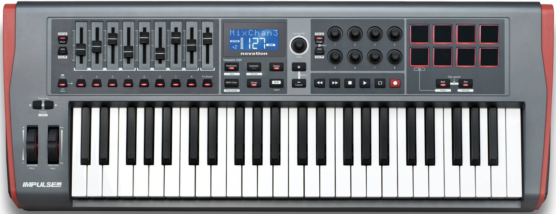 MIDI клавиатура NOVATION Impulse 49