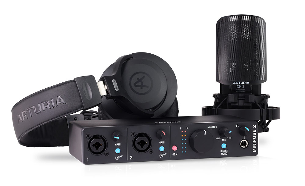 Студийный комплект Arturia MiniFuse Recording Pack Black