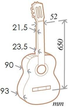 Гитара классическая ALMANSA FLAMENCO 447