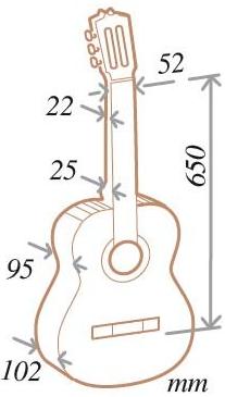 Гитара классическая ALMANSA 459