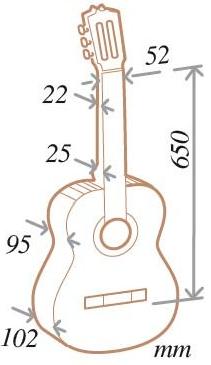 Гитара классическая ALMANSA 403