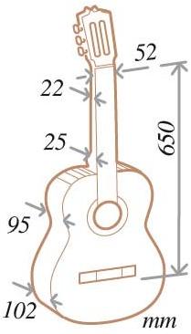 Гитара классическая ALMANSA 435