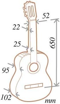Гитара классическая ALMANSA 424 Ziricote