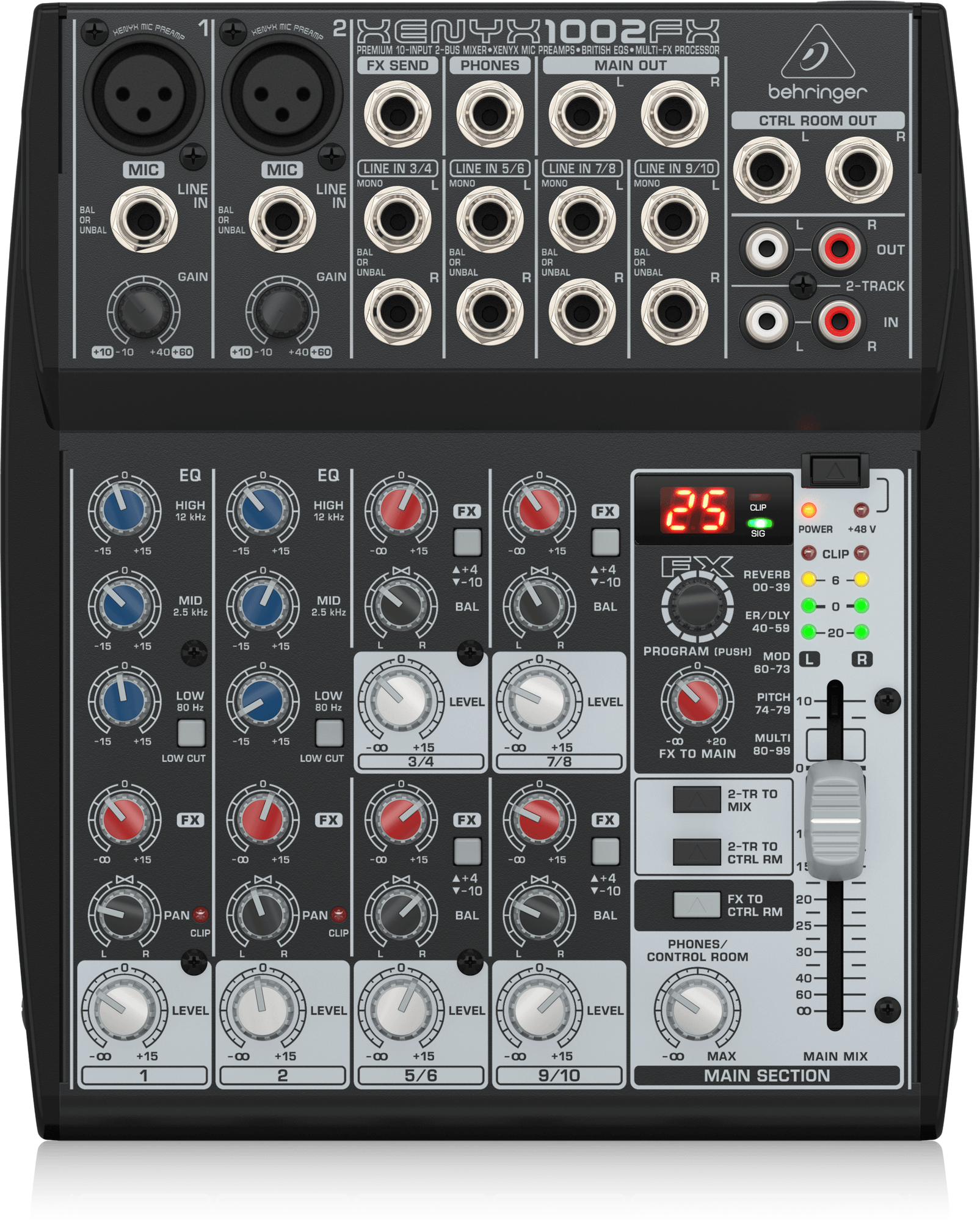 Микшер аналоговый Behringer XENYX 1002FX