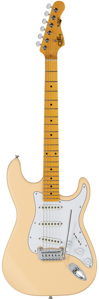 Электрогитара G&L Tribute S-500 Vintage White Jatoba