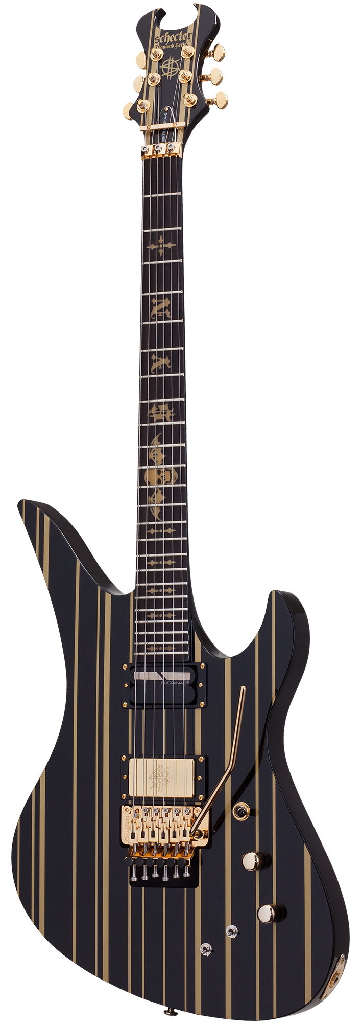 Электрогитара SCHECTER SYNYSTER CUSTOM-S BLK/GOLD