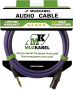 Аудио кабель MUZKABEL BXSMK5S - 8 метров, XLR (папа) - JACK (стерео)