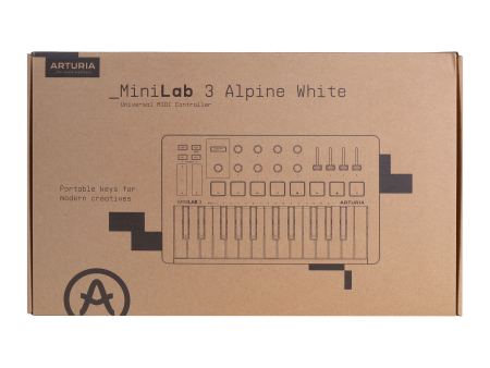 MIDI клавиатура ARTURIA MiniLAB 3 Alpine White