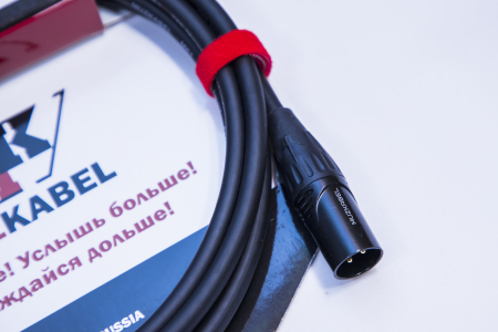 Аудио кабель MUZKABEL BXRMK3 - 10 метров, XLR (папа) - JACK (стерео)