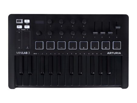 MIDI клавиатура ARTURIA MiniLAB 3 Deep Black