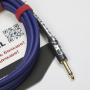 Гитарный кабель MUZKABEL JZMK5S(R) - 1,5 метра, JACK - JACK (Угловой)