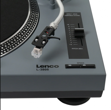 Виниловый проигрыватель Lenco L-3808 Matt grey