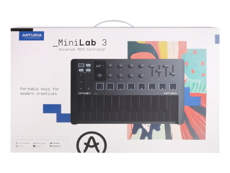 MIDI клавиатура ARTURIA MiniLAB 3 Deep Black