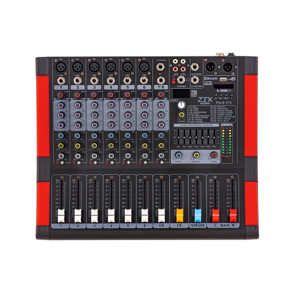 Микшер аналоговый ZTX audio Pro 6.1Fx