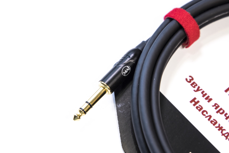 Аудио кабель MUZKABEL BRZMK3 - 10 метров, JACK (стерео) - JACK (стерео)