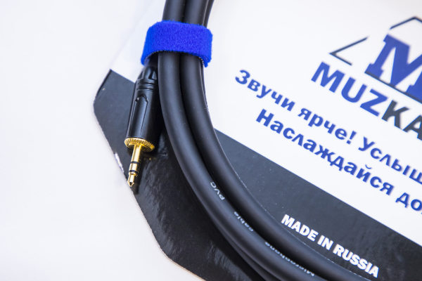 Аудио кабель MUZKABEL MFXMK1B - 10 метров, MINI JACK (3.5) - MINI JACK (3.5)