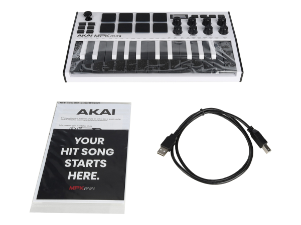 MIDI клавиатура AKAI PRO MPK MINI MK3 W