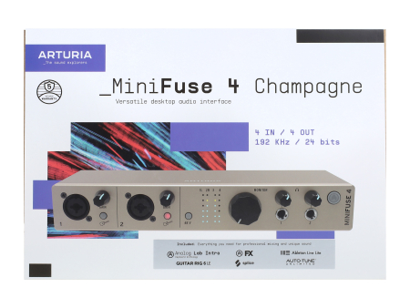 Звуковая карта Arturia MiniFuse 4 Champagne
