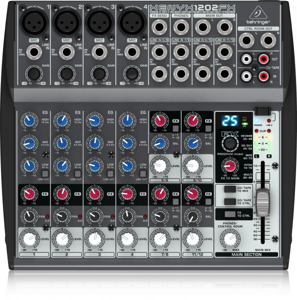 Микшер аналоговый Behringer XENYX 1202FX