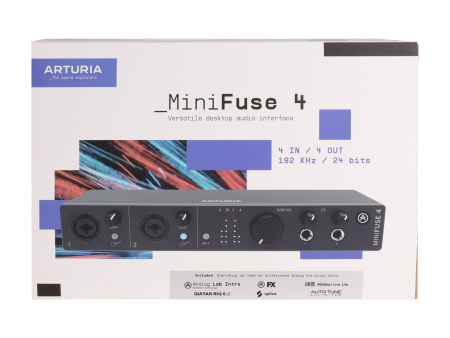 Звуковая карта Arturia MiniFuse 4 Black