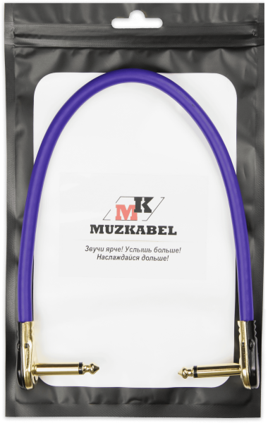 Патч-кабель MUZKABEL JFNIK4VP - 0.2 метра, JACK - JACK