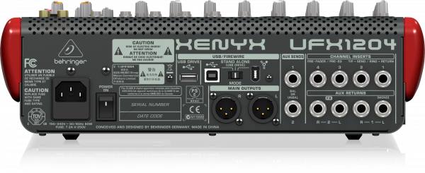 Микшер аналоговый Behringer XENYX UFX1204