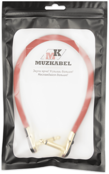 Патч-кабель MUZKABEL TJCIK3RP - 0.5 метра, JACK - JACK