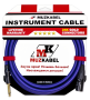 Гитарный кабель MUZKABEL FJSIK4V - 15 метров, JACK (моно) - XLR (папа)