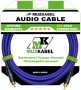 Аудио кабель MUZKABEL RRFMK1V - 15 метров, RCA – RCA