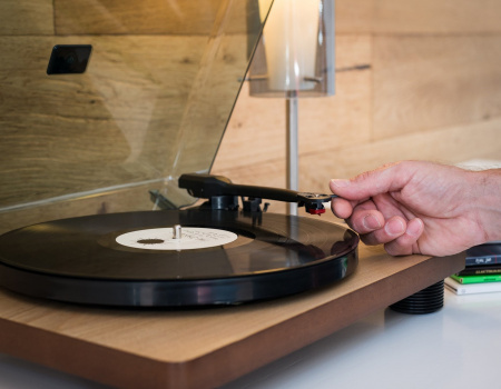 Виниловый проигрыватель Lenco LS-50 Wood