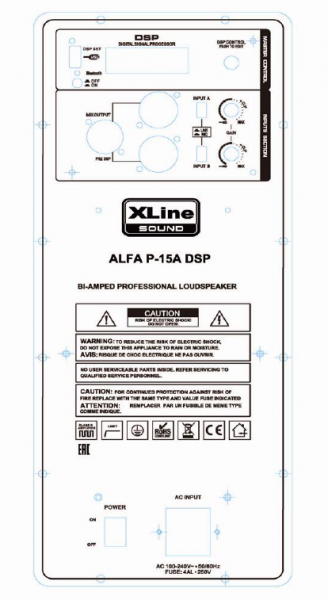 Активная Акустическая система Xline ALFA P-15A DSP
