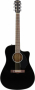 Электроакустическая гитара FENDER CD-60SCE DREAD BLACK WN