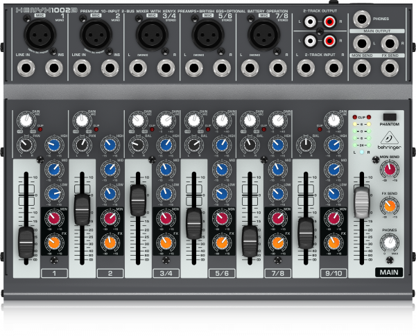 Микшер аналоговый Behringer XENYX 1002B