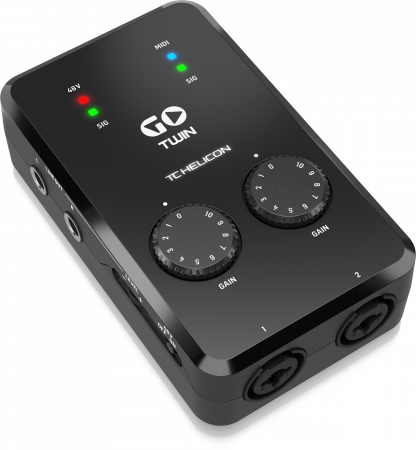 Аудиоинтерфейс TC Helicon GO TWIN