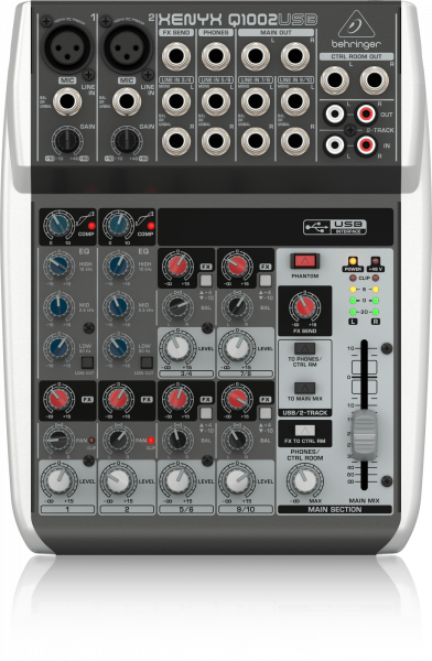 Микшер аналоговый Behringer XENYX Q1002USB