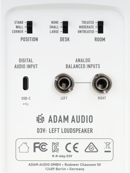 Студийный монитор ADAM Audio D3V White