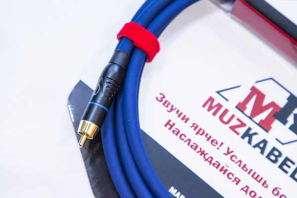 Аудио кабель MUZKABEL RSFIK4S - 1 метр, RCA – RCA