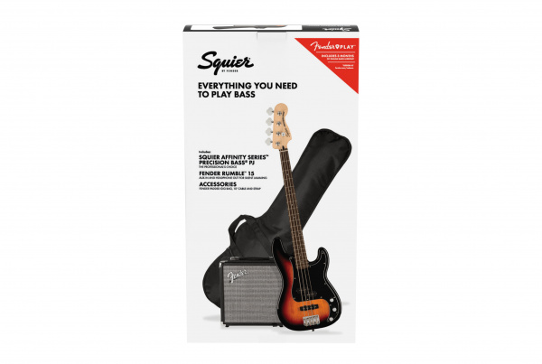 Бас-гитара Fender Squier Affinity Precision Bass PJ Pack LRL 3TS