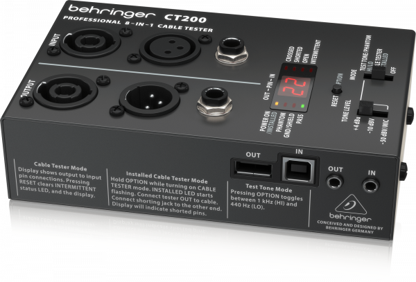 Кабельный тестер Behringer CT200